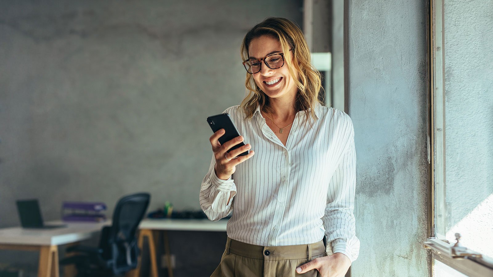 Woman on phone