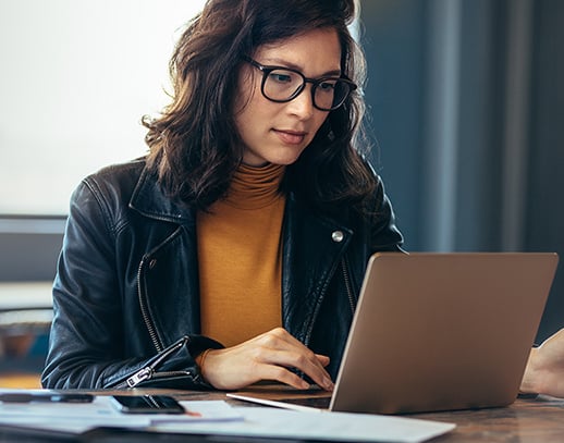 Woman with Laptop